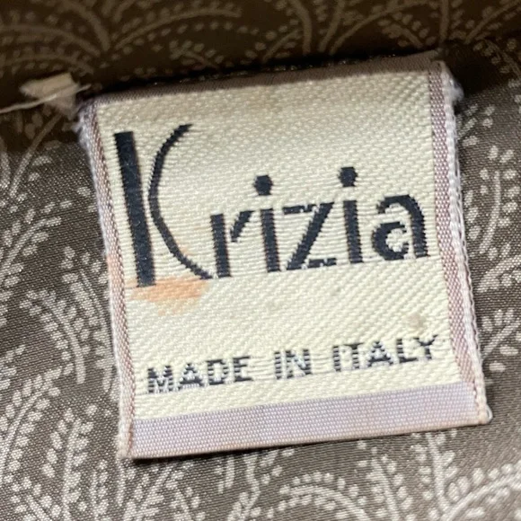 VTG KRIZIA SILK KIMONO TOP BLOUSE SIZE 42